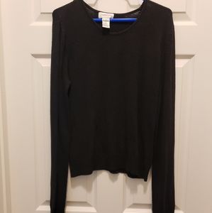 Chadwick's Women's Black Long Sleeve Top - Small